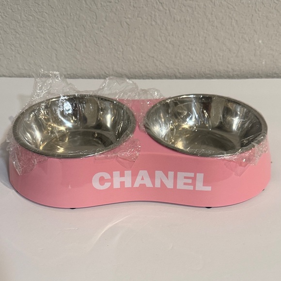 Chewnel Pink Double Pet Bowl🐶 - Picture 5 of 6